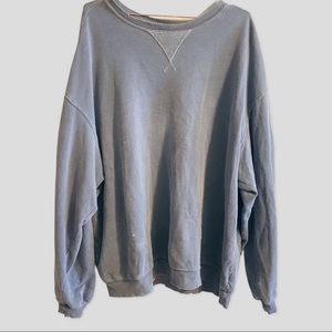 Free People Over And Out Pullover Blue 